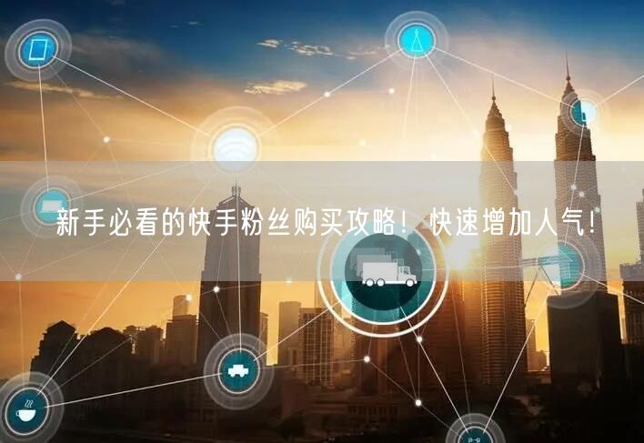 新手必看的快手粉丝购买攻略!快速增加人气!
