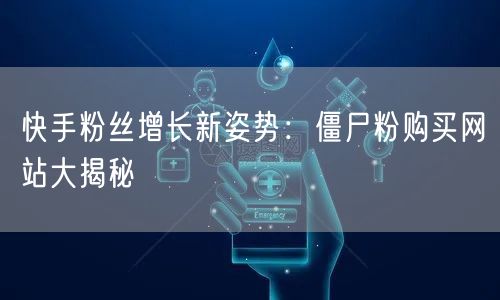 快手粉丝增长新姿势:僵尸粉购买网站大揭秘